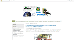 Desktop Screenshot of pibid-quimica-unipampa.blogspot.com