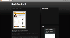 Desktop Screenshot of curlyzen.blogspot.com