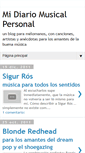 Mobile Screenshot of midiariomusicalpersonal.blogspot.com