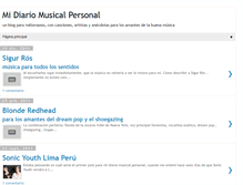 Tablet Screenshot of midiariomusicalpersonal.blogspot.com