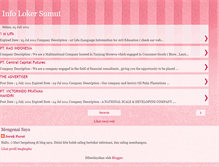 Tablet Screenshot of info-loker-sumut.blogspot.com