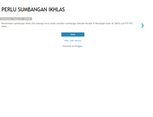 Tablet Screenshot of bantuan-ikhlas.blogspot.com