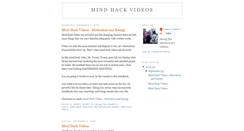 Desktop Screenshot of mindhackvideos.blogspot.com