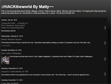 Tablet Screenshot of hacktheworldbymatty.blogspot.com