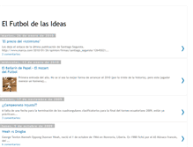 Tablet Screenshot of elfutboldelasideas.blogspot.com