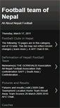 Mobile Screenshot of nepalifooty.blogspot.com