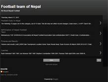 Tablet Screenshot of nepalifooty.blogspot.com