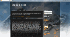 Desktop Screenshot of lifeasnoer.blogspot.com