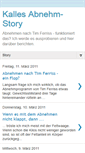Mobile Screenshot of kalles-abnehm-story.blogspot.com