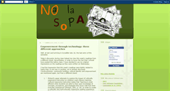 Desktop Screenshot of noalasopa.blogspot.com