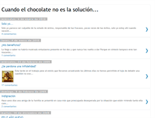 Tablet Screenshot of cuandoelchocolatenoeslasolucion.blogspot.com