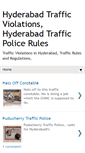 Mobile Screenshot of hyderabadtrafficviolations.blogspot.com