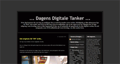 Desktop Screenshot of dagensdigitaletanker.blogspot.com