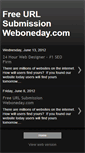 Mobile Screenshot of freewebsubmissions.blogspot.com