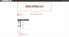 Desktop Screenshot of desdelentresuelo.blogspot.com