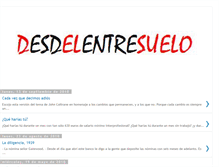 Tablet Screenshot of desdelentresuelo.blogspot.com