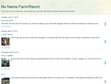 Tablet Screenshot of nonamefarmranch.blogspot.com