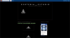 Desktop Screenshot of esoteriaestudio.blogspot.com