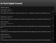 Tablet Screenshot of hitechdigitalconsult.blogspot.com