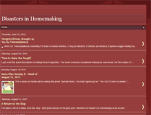 Tablet Screenshot of disastersinhomemaking.blogspot.com