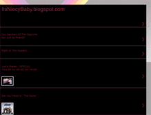 Tablet Screenshot of itsniecybaby.blogspot.com