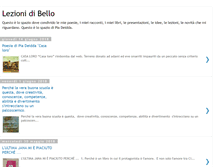 Tablet Screenshot of lezionidibello.blogspot.com