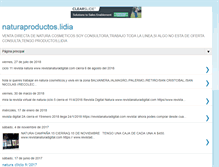 Tablet Screenshot of naturaproductoslidia.blogspot.com