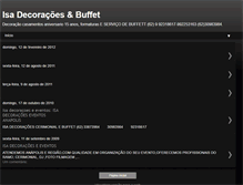 Tablet Screenshot of isadecoracoeseventos.blogspot.com
