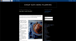Desktop Screenshot of cheapeatsmenuplanning.blogspot.com