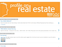 Tablet Screenshot of profileonrealestate.blogspot.com