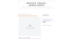 Desktop Screenshot of mexicohighlights.blogspot.com