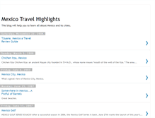 Tablet Screenshot of mexicohighlights.blogspot.com