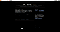 Desktop Screenshot of elfierronegro.blogspot.com