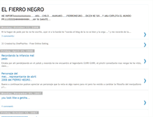 Tablet Screenshot of elfierronegro.blogspot.com