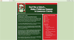 Desktop Screenshot of lawrencecountysecretsanta.blogspot.com