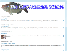 Tablet Screenshot of coldawkwardsilence.blogspot.com