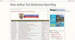 Desktop Screenshot of malaysianopen.blogspot.com