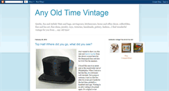 Desktop Screenshot of anyoldtimevintage.blogspot.com