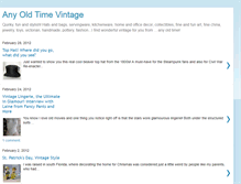 Tablet Screenshot of anyoldtimevintage.blogspot.com