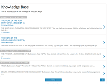 Tablet Screenshot of maja-knowledgebase.blogspot.com
