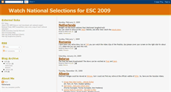 Desktop Screenshot of esc2009national.blogspot.com