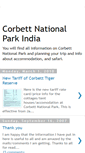 Mobile Screenshot of corbettnationalpark.blogspot.com