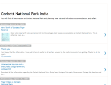 Tablet Screenshot of corbettnationalpark.blogspot.com