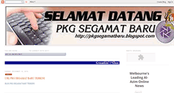 Desktop Screenshot of pkgsegamatbaru.blogspot.com