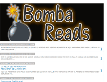 Tablet Screenshot of bombareads.blogspot.com