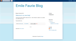 Desktop Screenshot of emilefaurie.blogspot.com