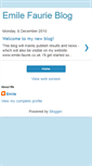 Mobile Screenshot of emilefaurie.blogspot.com