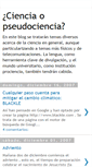 Mobile Screenshot of ciencia-o-pseudociencia.blogspot.com