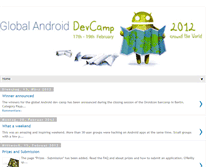 Tablet Screenshot of android-dev-camp-2012.blogspot.com