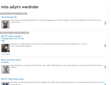 Tablet Screenshot of miss-aslyn.blogspot.com